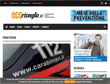 Tablet Screenshot of ecorisveglio.it
